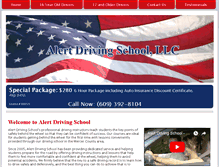 Tablet Screenshot of alertdrivingschool.net